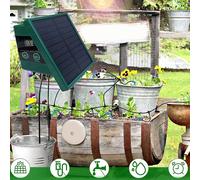 Balcone per Giardino Impianto di Irrigazione Solare con Timer e Gocciolatoi Rego