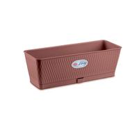 Balconetta marrone Stefanplast Liberty cm 50x18x17 con riserva d'acqua