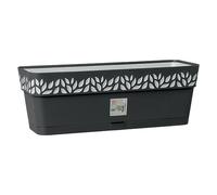 FIORIERA CLOE 50cm GRAFITE CON RISERVA ACQUA
