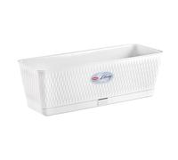BALCONETTA RETTANGOLARE 'LIBERTY' lt.9 - bianco travertino
