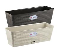 Balconetta Rettangolare Stefanplast Liberty Bianco Travertino 9 lt