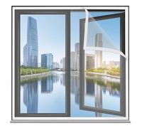 Balconi Zanzariera Porta Finestra 115x135cm Bianco Zanzariera Fissa Con Telaio Zanzariera Tenda Porta Zanzariera Universale per Finestra