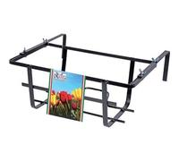 Balconiera Tulipano Regolabile Nero 40 x 22 cm 15 cm 5 Pezzi