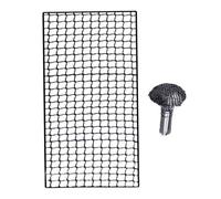 Balcony, Pet Netting, Safety Barrier, Pressure Polyester Mesh, Childproof Square Design, Indoor Outdoor Apartment Use, 1x 4 Meter/13.12 Feet X 3.28 Feet 4mm White 1 Piece