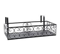 Balcony Piantatrice, Pentola di Ferro Pianta da Binario per Binario per Balcone Plangio di Ringhiera per Pianta per Esterno da Giardino