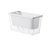 Balcony Vegetable Planter - Self-Watering Rectangular Box | Compact Nursery Pot for Succulents, Herbs, and Fruits, Ideal for Window Sills, Narrow Spaces, Apartments, and Outdoor Urban Gardening