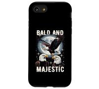 Bald And Majestic American Bald Eagle Vintage Eagle Bird Fun Custodia per iPhone SE (2020) / 7 / 8