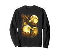 Bald And Majestic American Bald Eagle Vintage Eagle Bird Fun Felpa