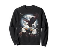 Bald And Majestic American Bald Eagle Vintage Eagle Bird Fun Felpa
