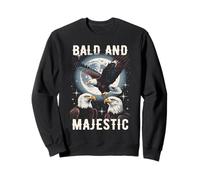 Bald And Majestic American Bald Eagle Vintage Eagle Bird Fun Felpa