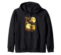 Bald And Majestic American Bald Eagle Vintage Eagle Bird Fun Felpa con Cappuccio