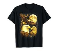 Bald And Majestic American Bald Eagle Vintage Eagle Bird Fun Maglietta