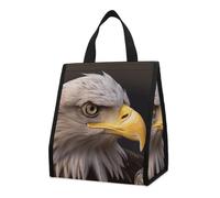 Bald Eagle - Borsa termica per il pranzo, per donne e uomini, riutilizzabile, grande borsa termica a tenuta stagna, pieghevole, portatile, per lavoro, campeggio, picnic