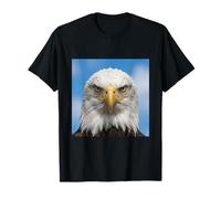 Bald Eagle Close Up Ritratto Sharp Wildlife Face Maglietta
