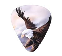 Bald Eagle - Confezione da 12 plettri colorati per chitarra acustica, chitarra elettrica, ukulele