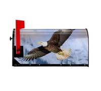 Bald Eagle Flying - Copertura magnetica per cassetta postale, dimensioni standard, 53,3 x 45,7 cm, copertura magnetica per cassetta postale, decorazione per la casa e il giardino