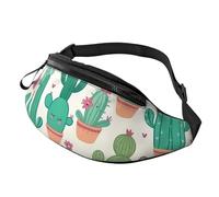 Bald Eagle Flying - Marsupio sportivo e casual, regolabile, unisex, per escursionismo, corsa, ciclismo, Grazioso cactus senza cuciture., Taglia unica