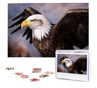Bald Eagle Jigsaw Puzzle da 1000 pezzi in legno puzzle personalizzato immagine puzzle puzzle personalizzato per matrimonio adulto