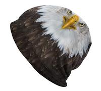Bald Eagle North America Bird Beanie Hat Fashion Casual Warm Slouchy Berretto in Maglia per Uomo Donna