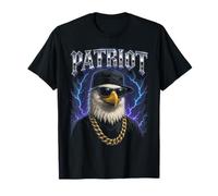 Bald Eagle Patriot Gangster - Divertente Strano Trashy Meme Maglietta