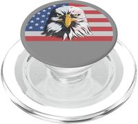 Bald Eagle Patriotic American Flag, USA Simbolo Di Libertà PopSockets PopGrip per MagSafe