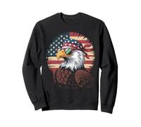 Bald Eagle USA Bandana Bandiera Messicana Occhiali Donna Uomo Felpa