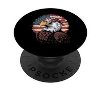 Bald Eagle USA Bandana bandiera messicana occhiali donna uomo PopSockets PopGrip Adesivo