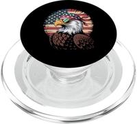 Bald Eagle USA Bandana bandiera messicana occhiali donna uomo PopSockets PopGrip per MagSafe