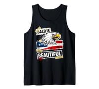 Bald is Beautiful 4th of July Independence Day Eagle Canotta