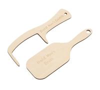 Bald Mans Comb And Brush, 2 Pieces Wooden Toothless Bald Man's Comb, Funny Prank Grooming Tools, Mens Combs For Hairless Man Grandpa Grandfather Father Husband Friends Coworkers Adult