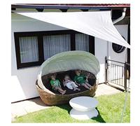 Baldacchino a Vela Ombra Solare 4 × 4 × 4m Sale solari Ombra, Tende da Sole da Giardino, Vele tonalità per terrazza da Campeggio, Tela Poliestere, Multi-Size