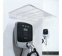 Baldacchino Arcade per porta d'ingresso e finestre in policarbonato invisibile trasparente 40 x 40 cm 40 x 50 cm 50 x 80 cm 50 x 160 cm (20 x 63 PU) protezione resistente alle intemperie.