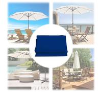 Baldacchino di ricambio blu reale a 6/8 coste, per ombrellone rotondo da 200/270/300 cm, protezione dai raggi UV, copertura in tessuto resistente per il giardino