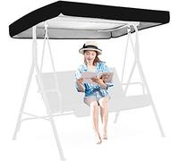 Baldacchino di ricambio per altalena Hollywood, copertura impermeabile per dondolo da giardino a 2/3 posti, parte superiore di ricambio per dondolo da giardino all'aperto