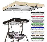 Baldacchino di Ricambio per Altalena Seat Hammock Cover Top Garden Outdoor Colorato Baldacchino di Ricambio Patio Hammock Cover Top Impermeabile per Swing Cover, 002, 142 * 120 * 18cm