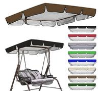 Baldacchino di Ricambio per Altalena Seat Hammock Cover Top Garden Outdoor Colorato Baldacchino di Ricambio Patio Hammock Cover Top Impermeabile per Swing Cover, 004, 164 * 114 * 15cm
