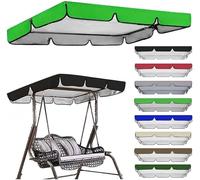 Baldacchino di Ricambio per Altalena Seat Hammock Cover Top Garden Outdoor Colorato Baldacchino di Ricambio Patio Hammock Cover Top Impermeabile per Swing Cover, 007, 195 * 125 * 15cm