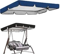Baldacchino di Ricambio per Altalena Seat Hammock Cover Top Garden Outdoor Colorato Baldacchino di Ricambio Patio Hammock Cover Top Impermeabile per Swing Cover, 008, 142 * 120 * 18cm