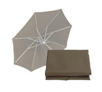 Baldacchino di ricambio per ombrellone da giardino a 6 8 costole, in tessuto, compatibile con ombrelloni da giardino e spiaggia da 2 m, 2,5 m, 2,7 m, 3,5 m, copertura esterna