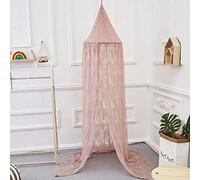 Baldacchino in pizzo Cupola rotonda Dreamy Zanzariera per bambini Tenda per bambini Tenda da letto Tenda da casa dei giochi Perfetta per ragazze, Letto per bambini, Cameretta per ragazze, Rosa