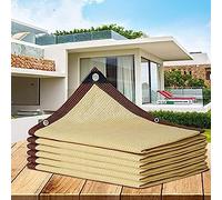 Baldacchino per esterni, 6 x 6 m, beige, traspirante, con blocco UV al 75%, impermeabile, riparo dal sole per patio, giardino, cortile, feste, serre e attività sul prato