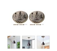 Baldacchino per plafoniera da 2 pezzi, baldacchino per lampadario vintage,