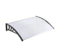 Baldacchino per porta esterna, larghezza 150 cm, protezione dalla pioggia, per veranda e patio, copertura per porta anteriore e posteriore, resistente alle intemperie, per la casa, design durevole ed