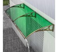 Baldacchino per porte esterne Tenda da finestra in alluminio resistente ai raggi UV Copertura per patio Protezione da pioggia e neve Tenda da ingresso per la casa Scudo resistente alle intemperie