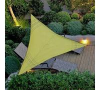 Baldacchino per vela parasole triangolare pieghevole impermeabile per attività all'aperto Tenda da cortile Tende da campeggio Panno parasole 1pc blue 3x3x3M