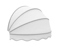 Baldacchino pieghevole per balcone, ombrello con protezione UV per porte, 60 cm, colore nero, parasole per esterni, impermeabile, facile da installare e utilizzare