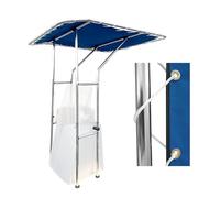 Baldacchino regolabile per console centrale, top con tubo in alluminio da 2,5 cm, tetto a torre da pesca economico