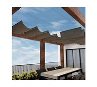 Baldacchino retrattile a forma di U personalizzabile a vela parasole resistente alle intemperie per veranda patio e terrazza perfetta per protezione solare e protezione dalla pioggia