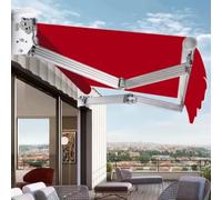 Baldacchino retrattile per patio per cortile, tenda regolabile per porte e finestre, 30 x 12 m, copertura ombreggiante per esterni, perfetta per balcone