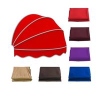 Baldacchino rosso impermeabile 90 cm/2,96 ft pieghevole per esterni per finestre e porte, parasole ideale per patio, strada e mercato, design in poliestere resistente.